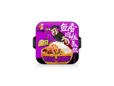 味巴食魚香肉絲蓋飯