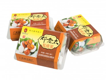 鄧老太鹽皮蛋6枚簡易包裝300克*10盒