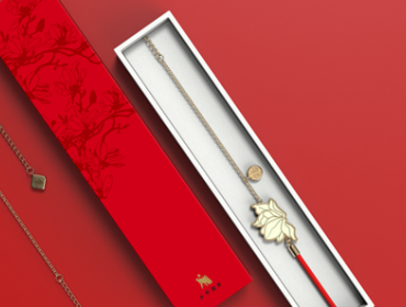 小平故里文創(chuàng)產(chǎn)品-鴻運來（玉蘭）-紅繩手鏈